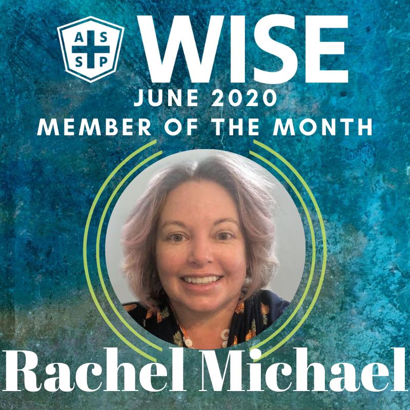 WISE Member of the month - Rachel Michael